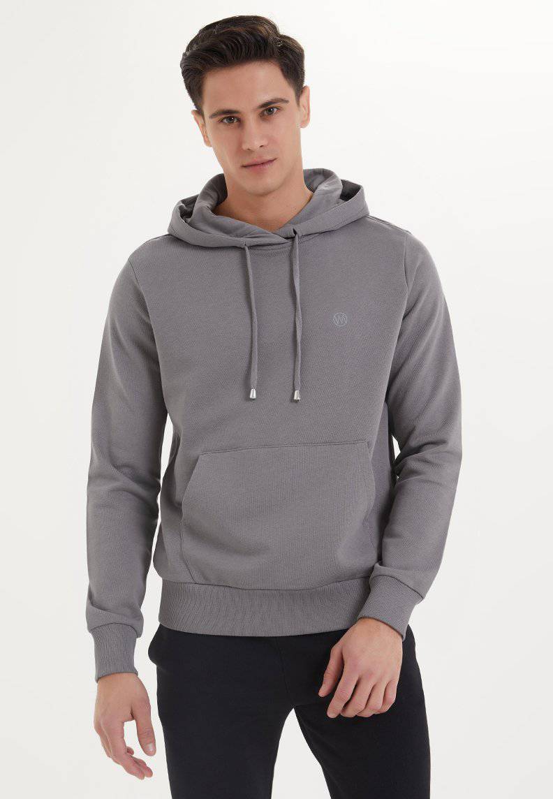 Grey essentials online hoodie