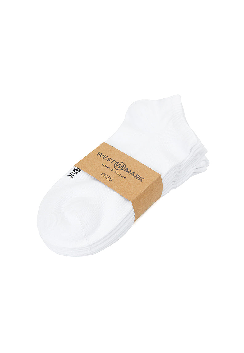 ANKLE SOCKS 7-PACK in White