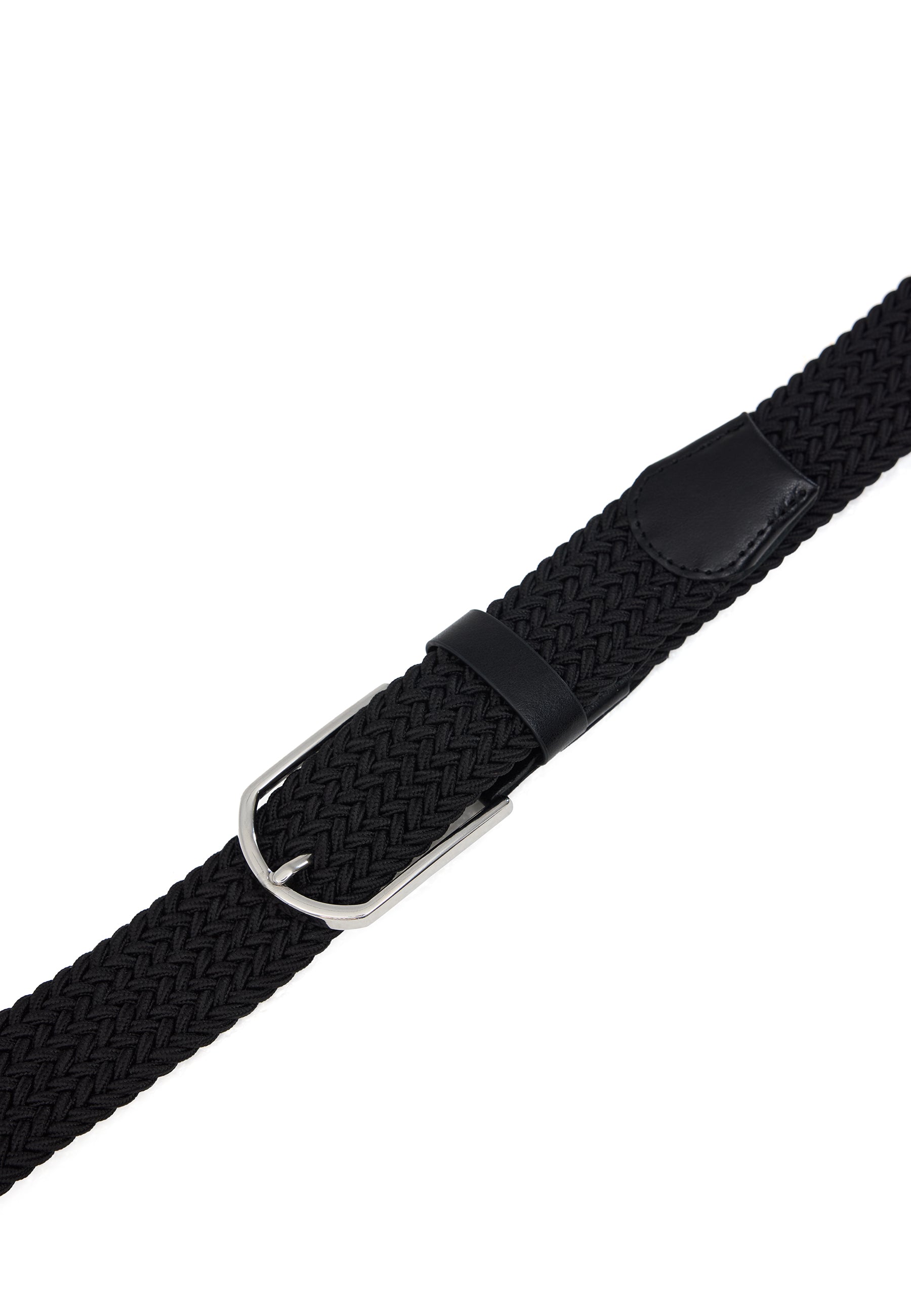 WMBLAKE BRAIDED BELT in Black