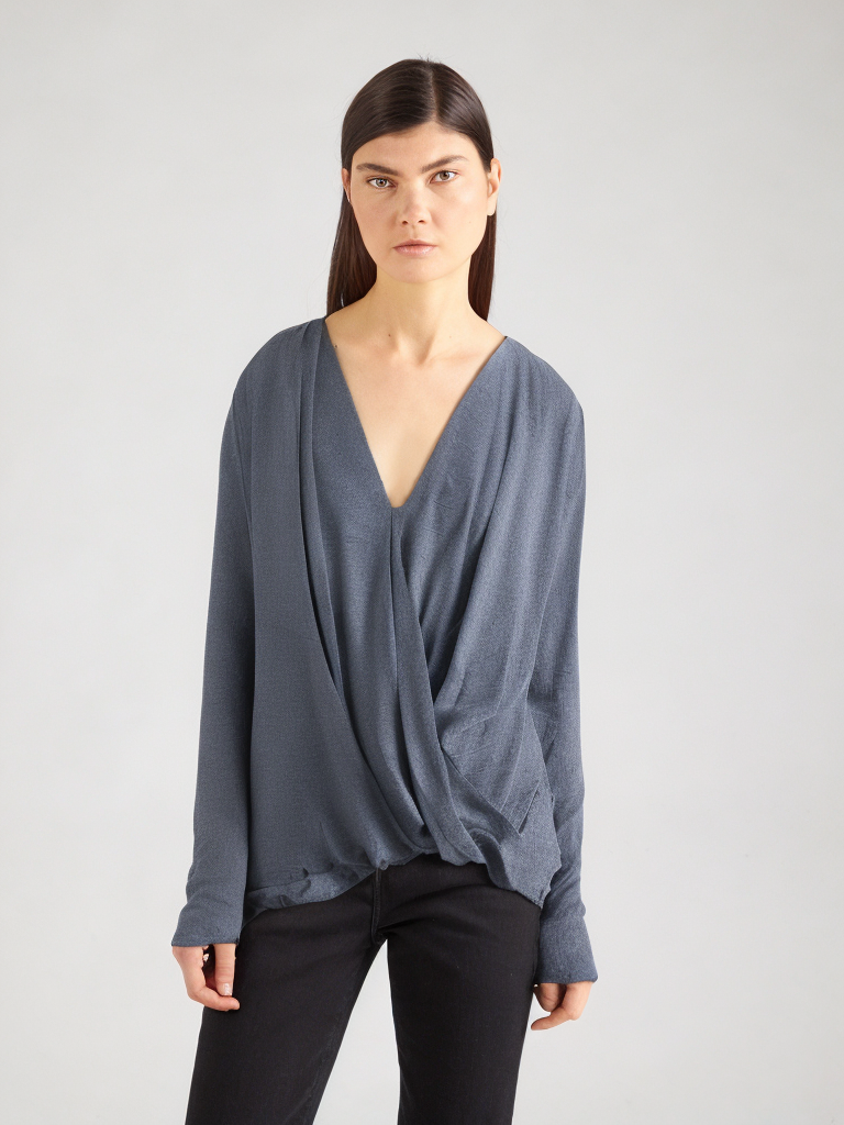 HAZEL L/S TOP in Dark Grey