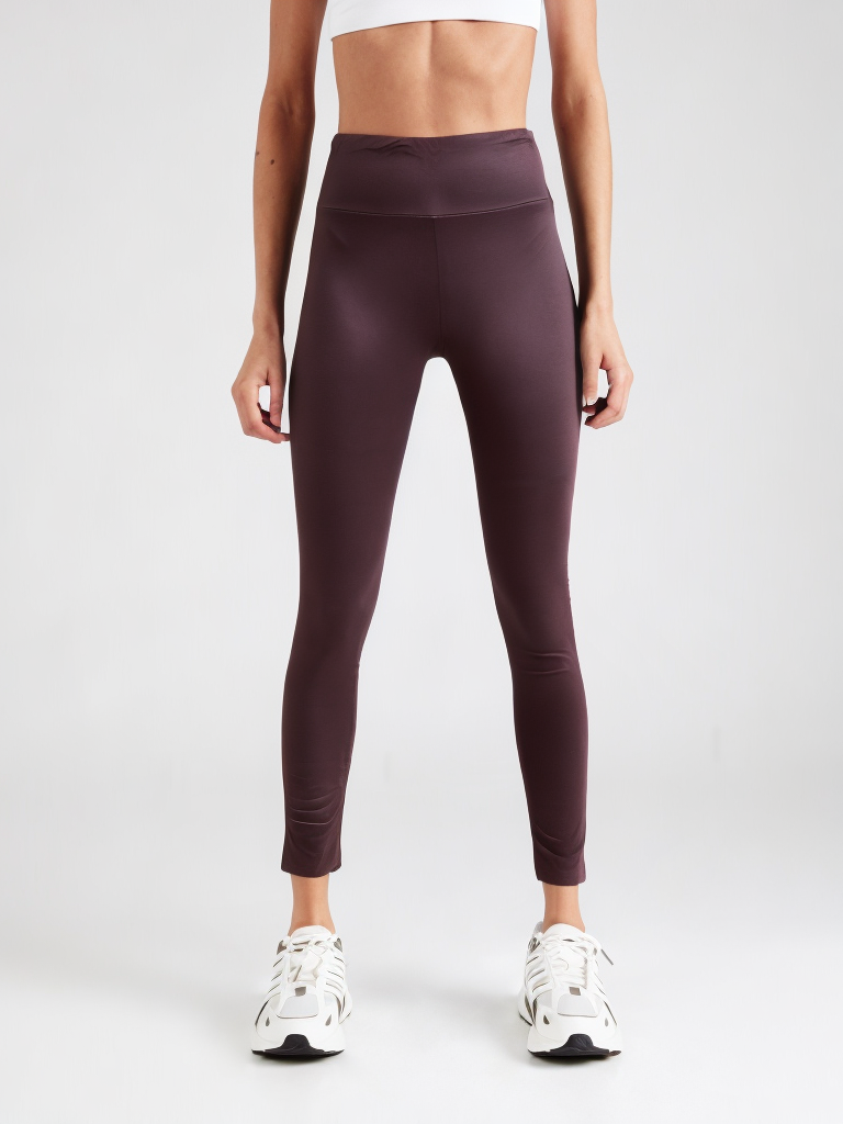 RACHEL SHINY LEGGINGS in Bordeaux