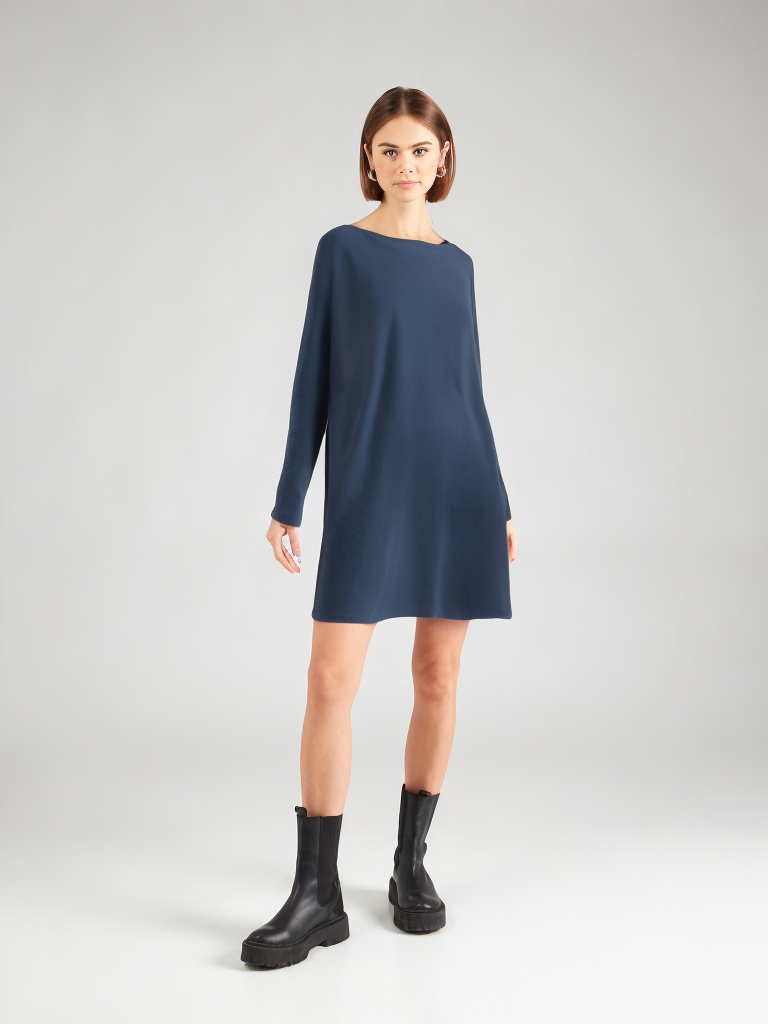 VIVIAN L/S DRESS in Navy