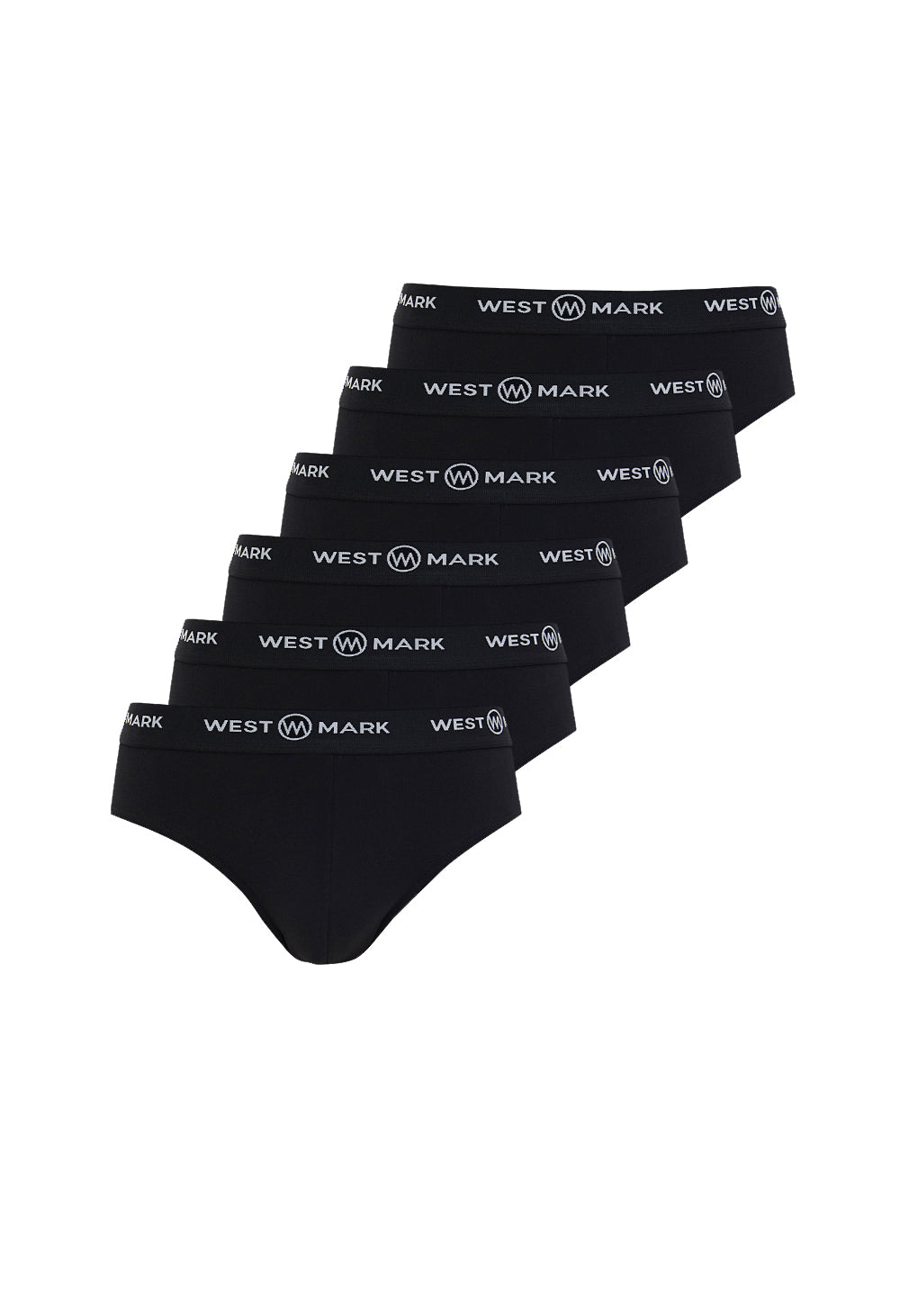 LOGAN BRIEF 6-PACK in Black