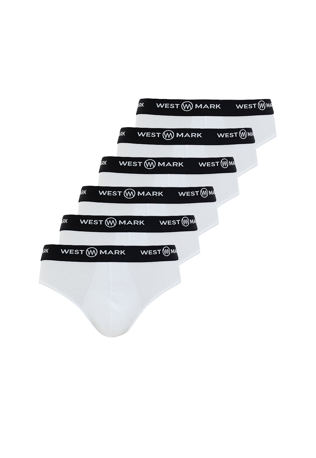 LOGAN BRIEF 6-PACK in White