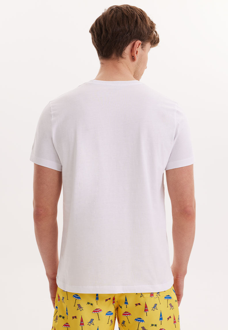 WMCHEST SUMMER TEE in White