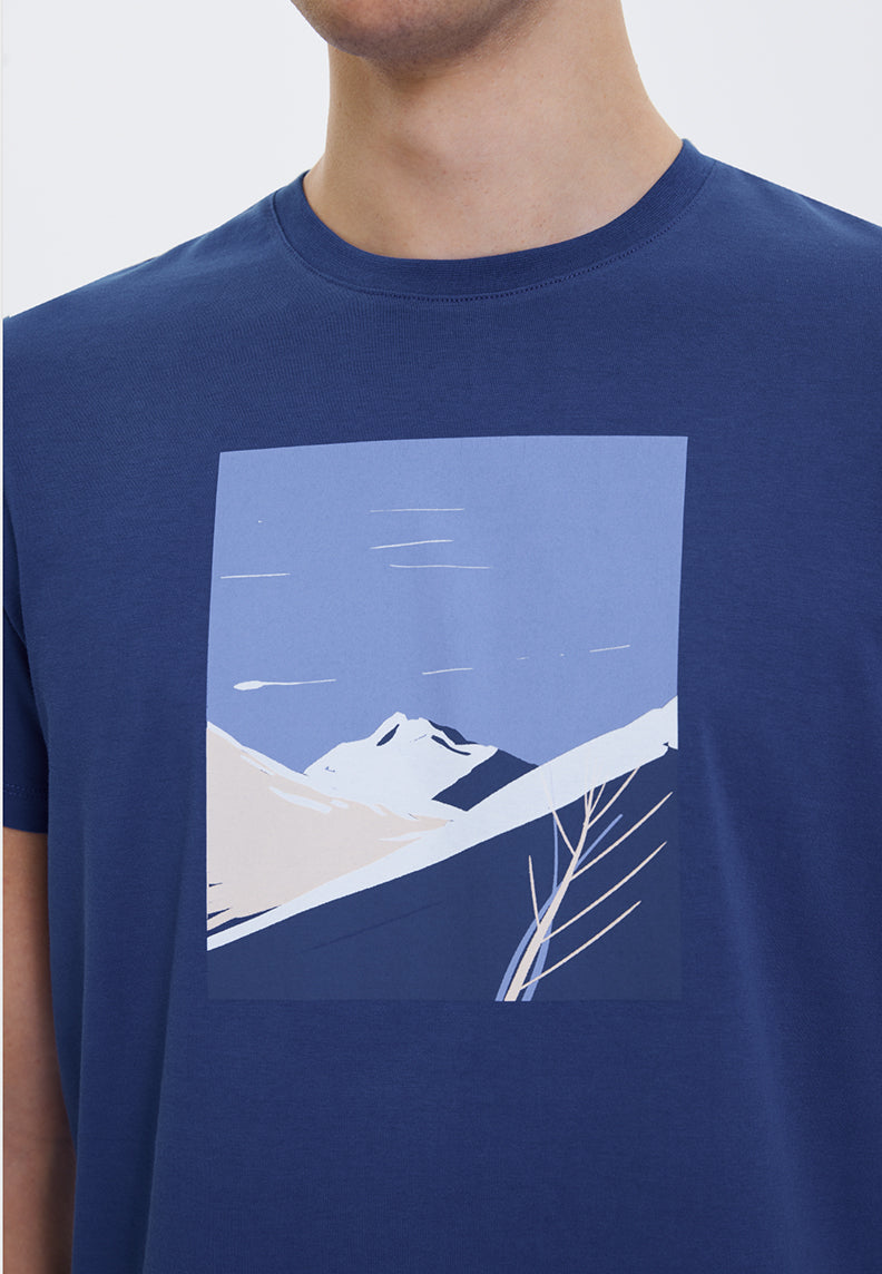 WMWINTER PATH TEE in Blauquarz