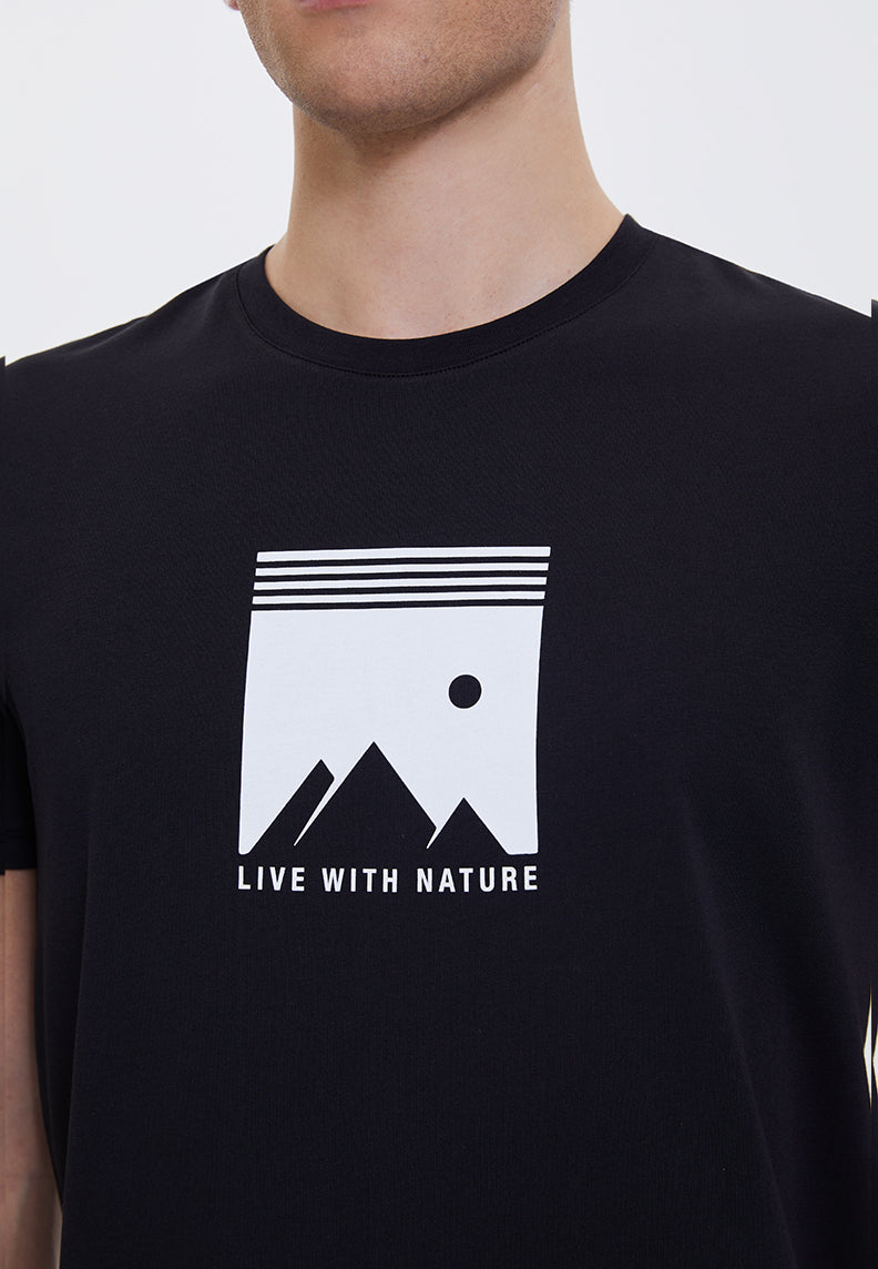 WMLINE LIVE TEE in Black