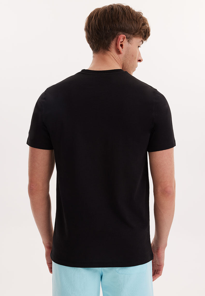 WMCOLLAGE ROAM TEE in Black