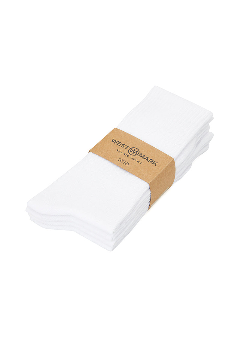 TENNIS SOCKS 4-PACK in White